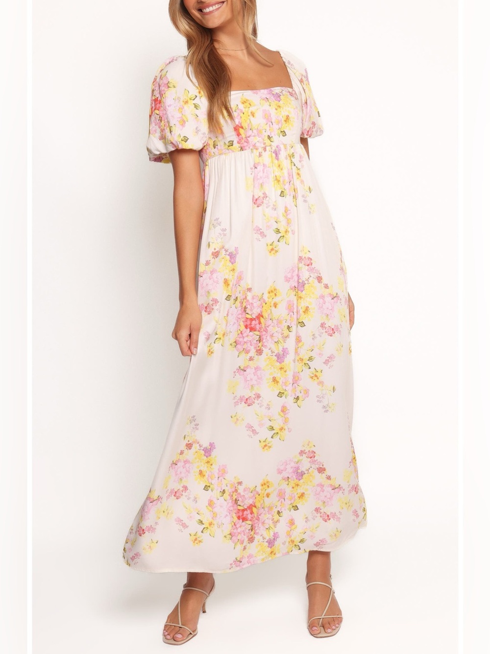 PETAL & PUP DELANEY FLORAL PUFF SLEEVE MAXI DRESS ❤️IN STORES❤️